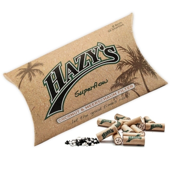 Hazy´s Kokos & Meerschaum Aktivkohlefilter Regular Ø8mm 50 Stück 3